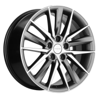 Диск khomen-wheels KHW1807 (Geely Coolray) цвет:Gray-FP