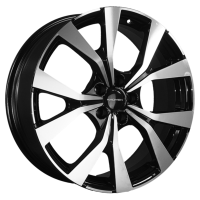 Диск khomen-wheels KHW1906 (Dongfeng AX7) цвет:Black-FP