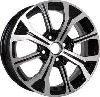 Диск КиК KC945 (ZV Vesta) цвет:алмаз черный