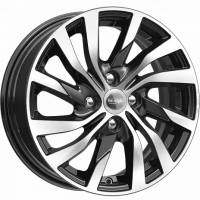 Диск КиК KC882 (ZV Logan II) цвет:алмаз черный