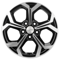 Диск Khomen Wheels KHW1606 цвет:Black-FP