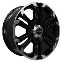 Диск Khomen Wheels KHW1817 (Mazda BT50) цвет:Black-FP