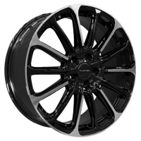 Диск Khomen Wheels KHW1910 (Outlander) цвет:Black-FP