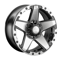 Диск LS Wheels 1284 цвет:BKF (черный)