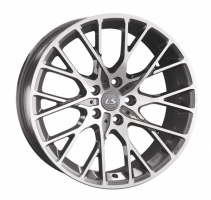 Диск ls_wheels 1312 цвет:GMF (темно-серый,полировка)