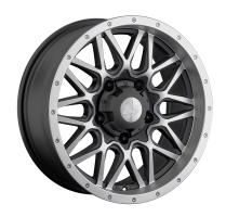 Диск LS Wheels 1341 цвет:MBF (черный,полировка)