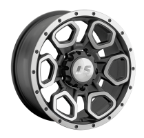 Диск LS Wheels 1345 цвет:MBF (черный,полировка)
