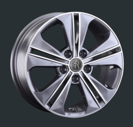 Диск Replica Hyundai HND224 цвет:GMF (темно-серый,полировка)