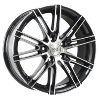 Диск RST R187 (JAC) цвет:BD (черный с проточкой)