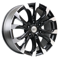 Диск RST R118 (Hyundai) цвет:BD (черный с проточкой)