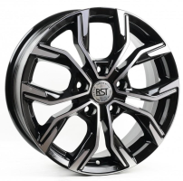 Диск RST R106 цвет:BD (черный с проточкой)