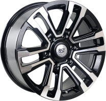 Диск rst R107 (Pajero) цвет:BD (черный с проточкой)