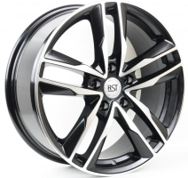 Диск RST R128 цвет:BL (черный глянцевый)