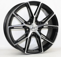 Диск RST R129 цвет:BD (черный с проточкой)