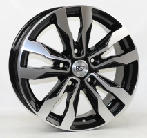 Диск RST R196 (VW) цвет:BD (черный с проточкой)