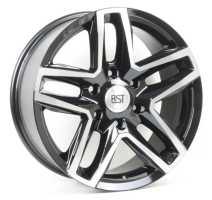 Диск RST R238 (NISSAN) цвет:BD (черный с проточкой)