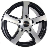 Диск techline 508 цвет:BD (черный с проточкой)