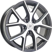 Диск techline 745 цвет:BD (черный с проточкой)