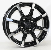 Диск techline Venti 1417 цвет:BD (черный с проточкой)
