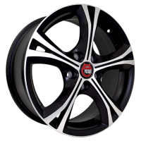 Диск Ё-wheels E11 цвет:MBF (черный,полировка)