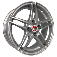 Диск Ё-wheels E29 цвет:SF (серебро,полировка)