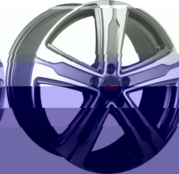 Диск Replica Mercedes Concept-MB538 цвет:GMF (темно-серый,полировка)
