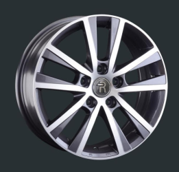 Диск Replica Volkswagen VW96 цвет:GMF (темно-серый,полировка)